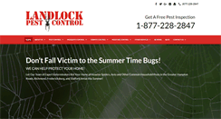 Desktop Screenshot of landlockpestcontrol.com